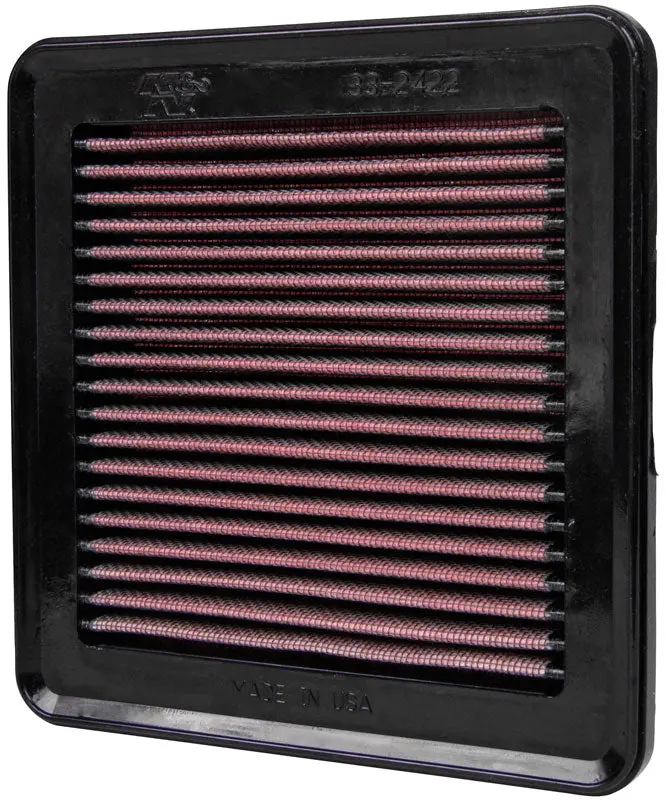 K&N - Replacement Air Filter - Honda Fit L4-1.5L F/I; 2009-2014 (33-2422) 1