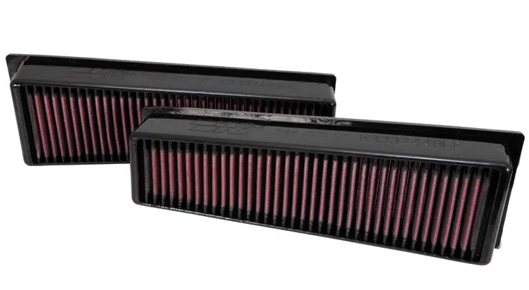 K&N - Replacement Air Filter - Bmw X5m/X6m V8-4.4L F/I,  2009-2014 (2 Per Box) (33-2449) 1