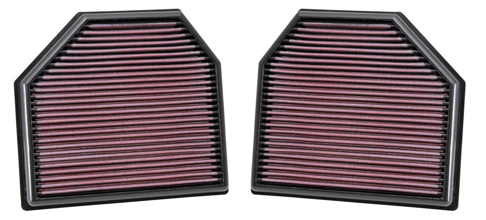 K&N - Replacement Air Filter - Bmw M5 V8-4.4L F/I, 2011-2017 (2 Per Box) (33-2488) 1