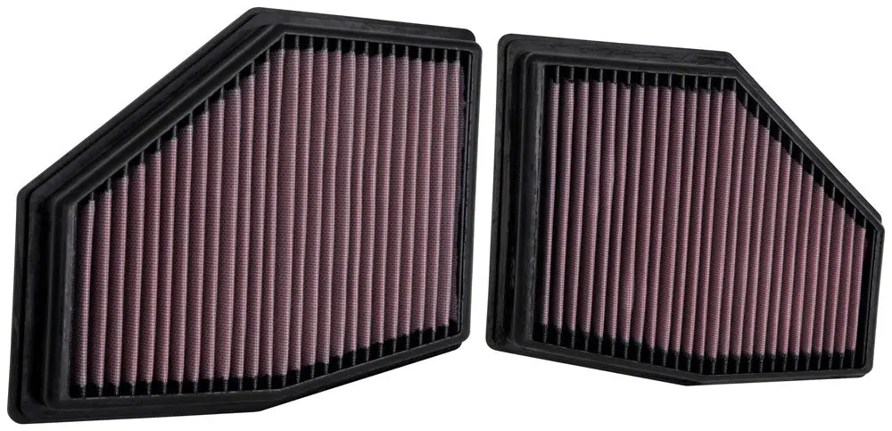 K&N - Replacement Air Filter - Bmw M550i V8-4.4L F/I; 2020 (2 Per Box) (33-3155) 1