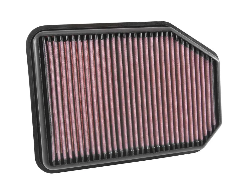 K&N - Replacement Air Filter - Jeep Wrangler L4-2.8L Dsl; 2007-2017 (33-5023) 1