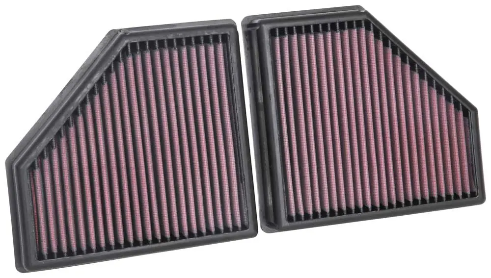 K&N - Replacement Air Filter - Bmw 750I L6-4.4L F/I; 2016-2019 (2 Per Box) (33-5086) 1