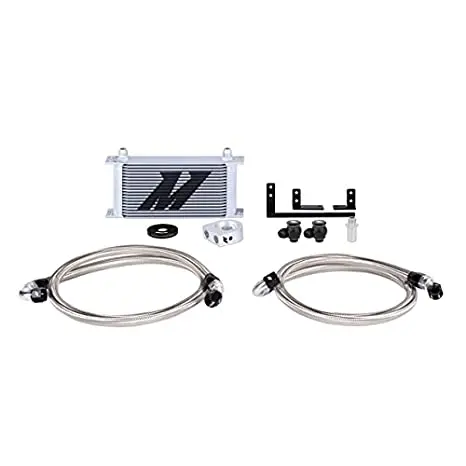 Mazda Mx-5 16+ Oil Cooler Kit Silver Mishimoto 19-Row 1