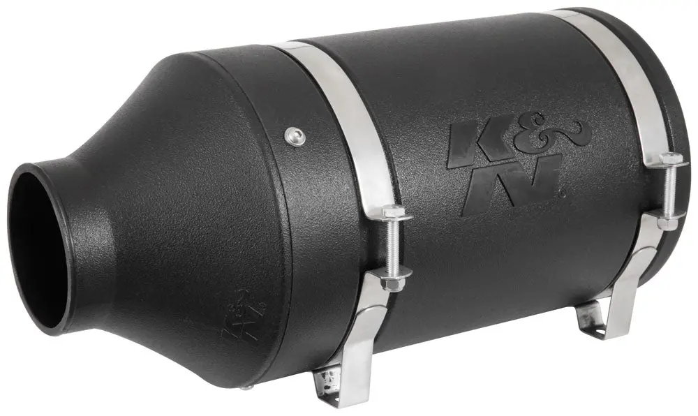 K&N - Universal Off-Road Air Intake - Universal Filtration Canister (54-6853) 1