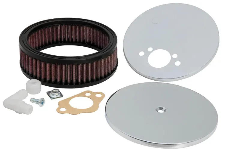 K&N - Custom Racing Assembly - Sdr 6" Dia Su 1-1/4" W/Vent (56-1630) 1