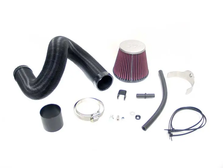 K&N - Performance Air Intake System - Ford Fiesta, 1.4L, 16V, L4, Duratec, 80Ps (57-0468) 1