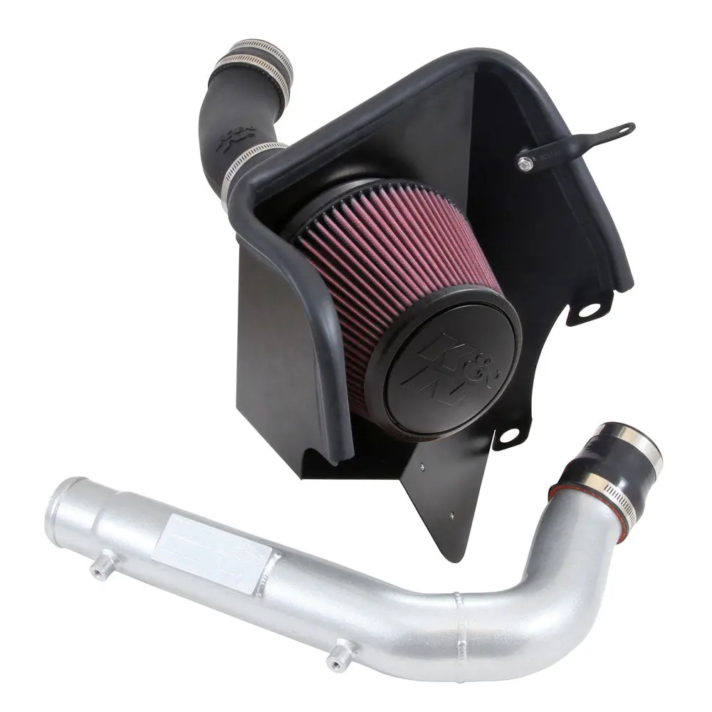 K&N - Performance Air Intake System - Fipk; Jeep Cherokee V6-3.0L Turbo Dsl; 2014-2016 (57-1570) 1