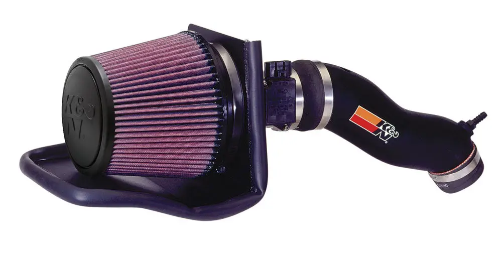 K&N - Performance Air Intake System - Fipk; Ford Mustang V6-3.8L F/I, 1999-2004 (57-2532) 1