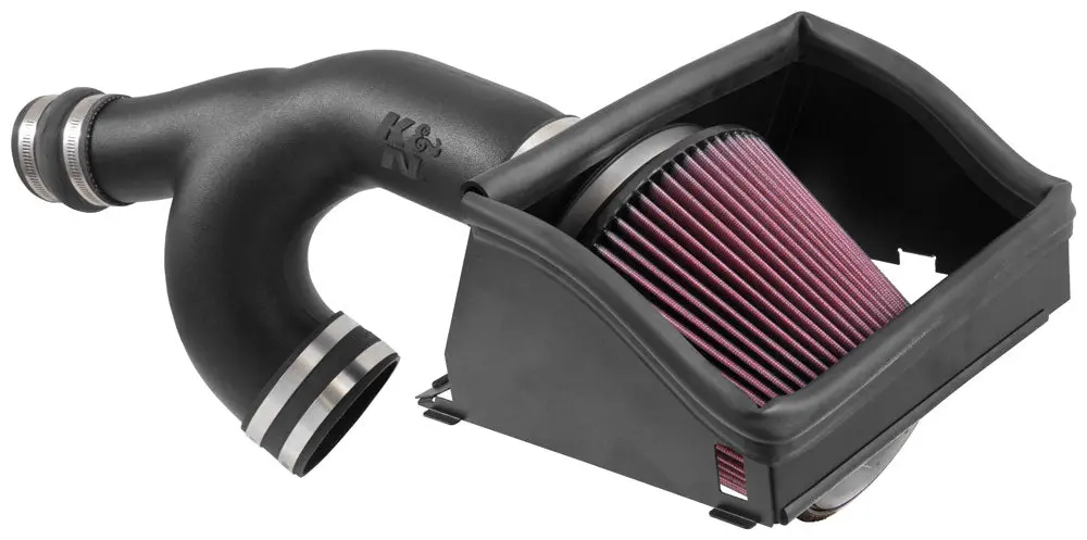 K&N - Performance Air Intake System - Fipk; Ford F150 V6-2.7L F/I, 2015-2017 (57-2593) 1