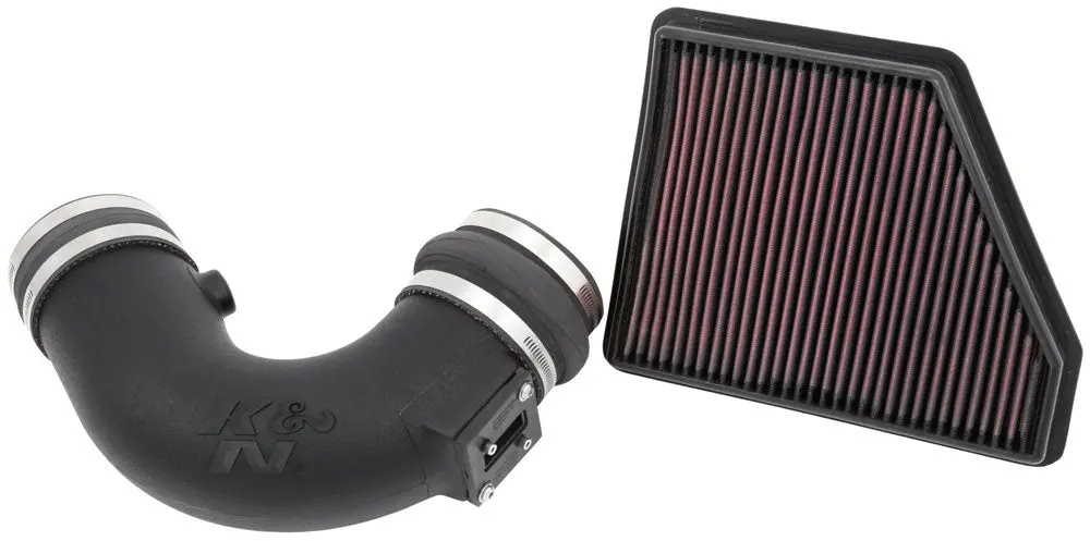 K&N - Performance Air Intake System - Fipk; Chevrolet Camaro V8-6.2L F/I, 2010-2014 (57-3074) 1