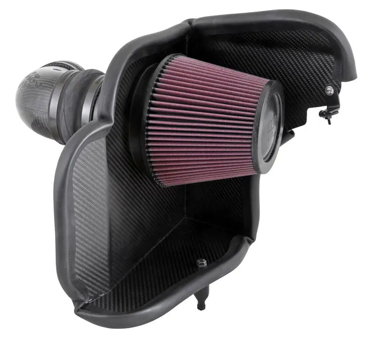 K&N - Performance Air Intake System - Fipk; Carbon Fiber, Chev. Camaro Zl1 V8-6.2L F/I, 2014 (57-3079) 1