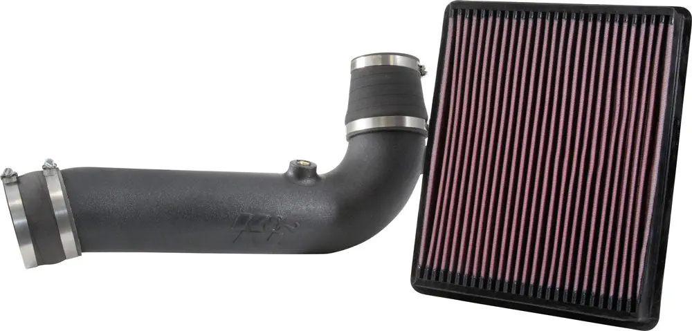 K&N - Performance Air Intake System - Fipk; Chevrolet Silverado V6-4.3L F/I, 2017-2018 (57-3103) 1