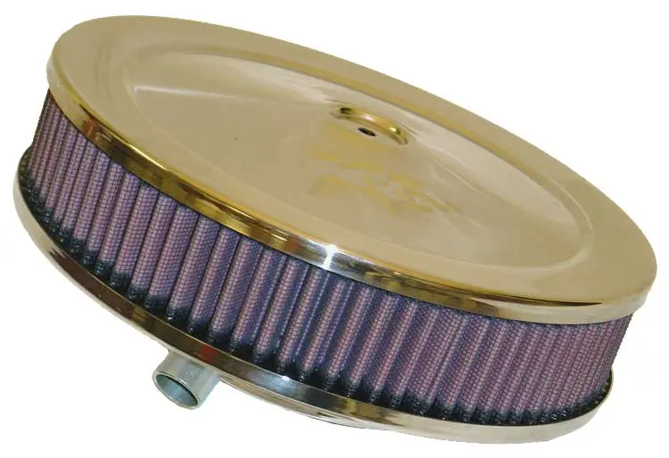 K&N - Round Air Filter Assembly - 5-1/8"Flg 9"Od X 3-3/8"H W/Vent (60-1110) 1