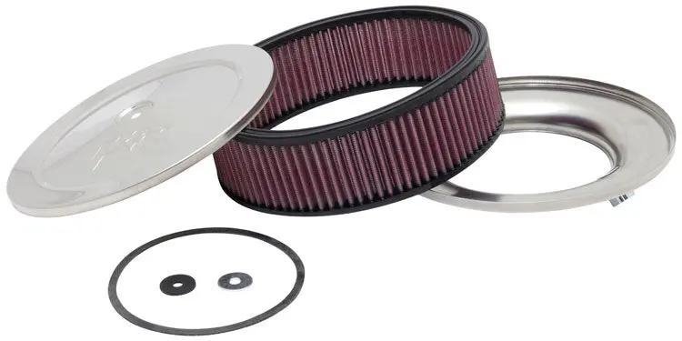 K&N - Round Air Filter Assembly - 5-1/8"Flg 9"Od X 4-1/8"H W/Vnt (60-1120) 1