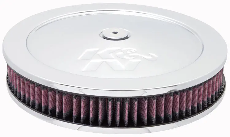 K&N - Round Air Filter Assembly - 5-1/8"Flg, 11"Od, 3-1/4"H, W/Vent (60-1170) 1