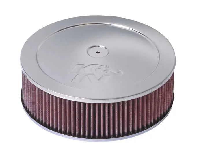 K&N - Round Air Filter Assembly - 5-1/8"Flg, 11"Od, 4-3/4"H, W/Vent (60-1180) 1