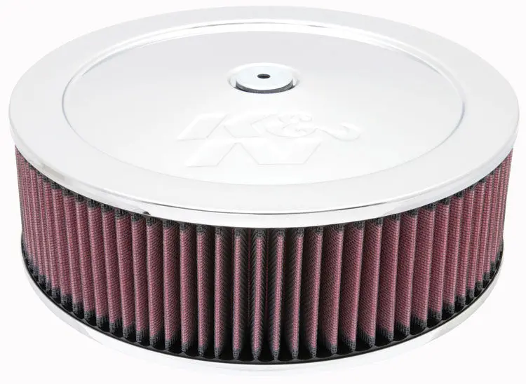 K&N - Round Air Filter Assembly - 7-5/16" Flange 11" Dia 4-1/2"H (60-1230) 1