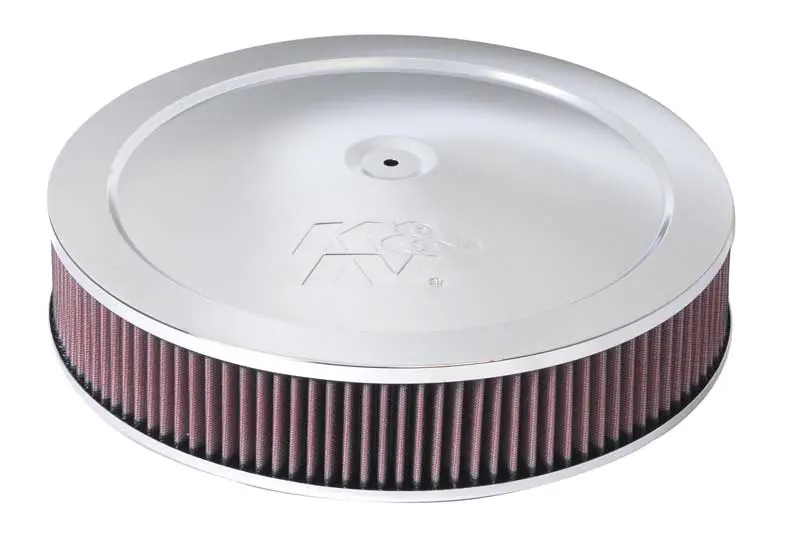 K&N - Round Air Filter Assembly - 5-1/8", 14" X 2-3/4"H, 1-1/4 Drop Base (60-1280) 1