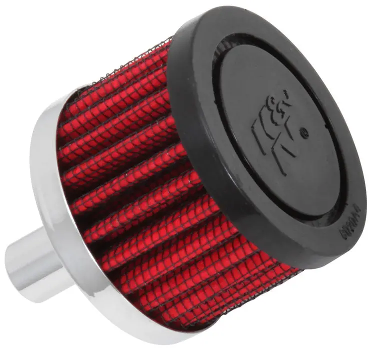 K&N - Vent Air Filter/ Breather - 1/2" Vent, 2"D, 1-1/2"H, Steel Base (62-1010) 1