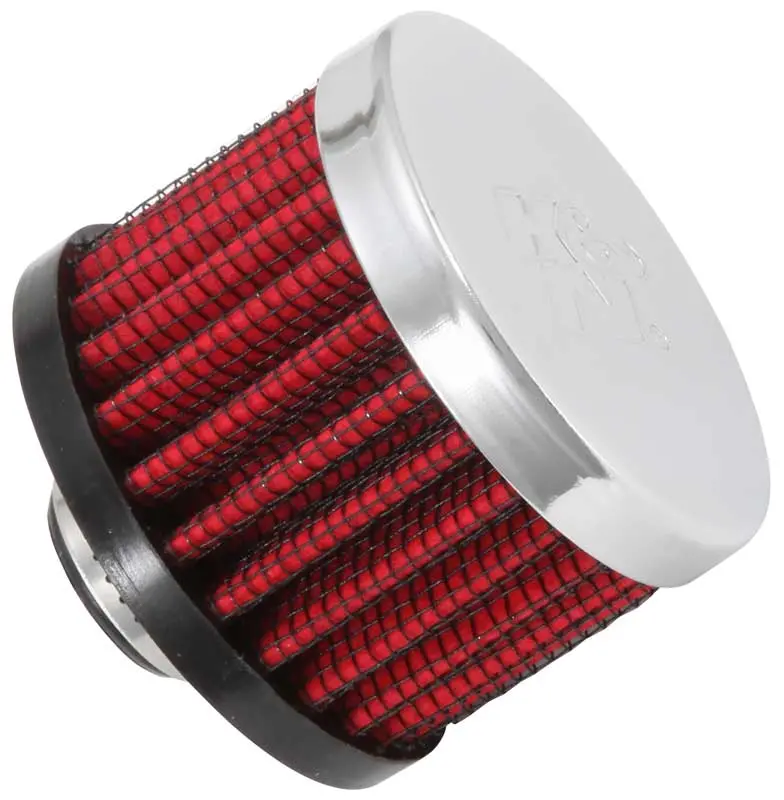 K&N - Vent Air Filter/ Breather - 3/8"Id Flange, Cv 2"D, 1-1/2"H (62-1320) 1