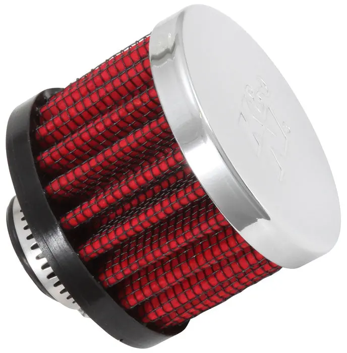 K&N - Vent Air Filter/ Breather - 1/2"Flg, 2"D, 1-1/2"H Vent (62-1330) 1