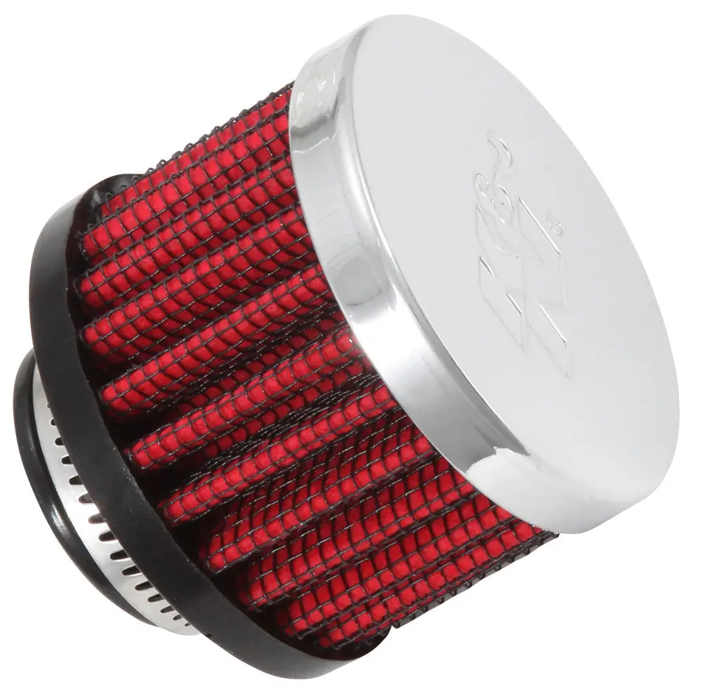 K&N - Vent Air Filter/ Breather - 3/4"Id Vent, 2"D, 1.5"H, Clamp-On (62-1360) 1