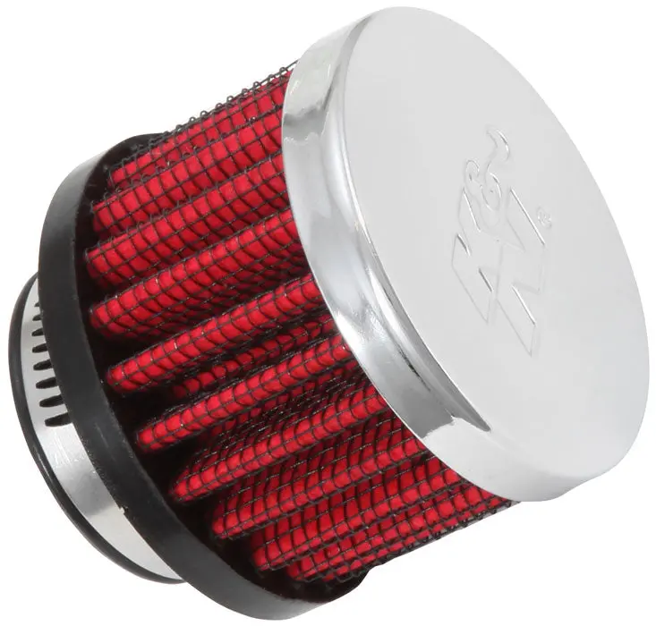 K&N - Vent Air Filter/ Breather - 1"Id Flange Cv, 2"D, 1-1/2"H (62-1370) 1
