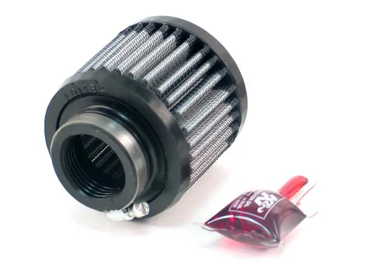K&N - Vent Air Filter/ Breather - 1-3/8" Vent, 3"D, 2-1/2"H, Rubber Top (62-1430) 1