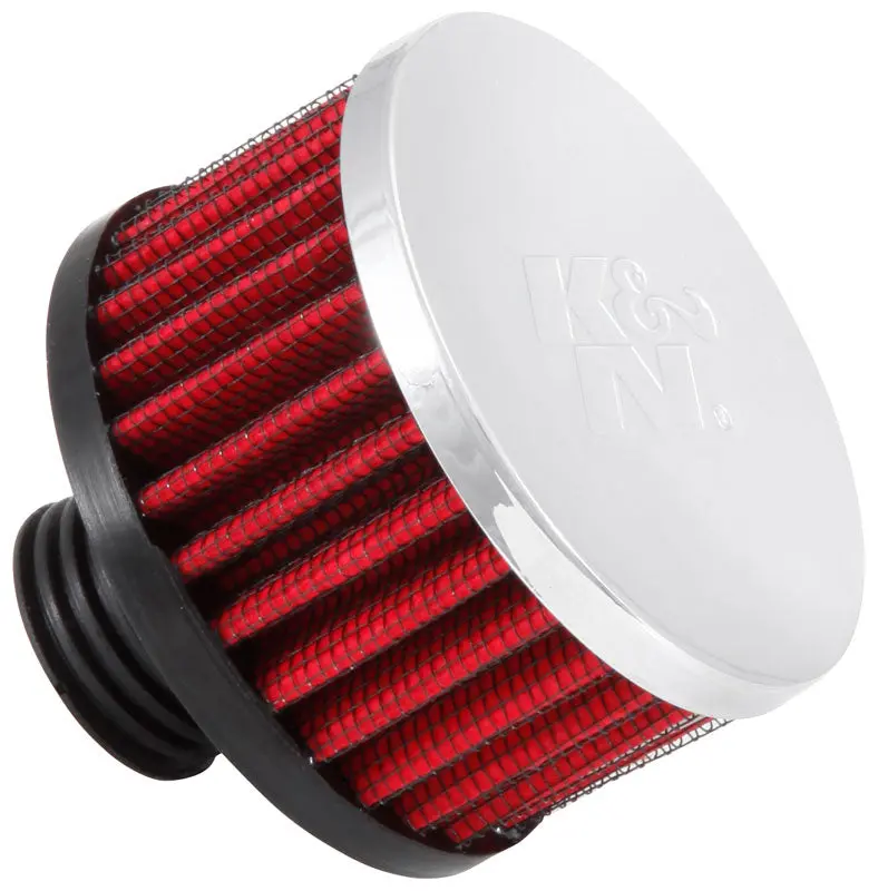 K&N - Vent Air Filter/ Breather - 1/2" Vent 3" Dia. 1-3/4 H (62-1495) 1