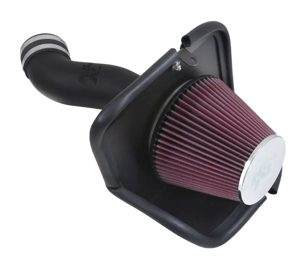 K&N - Performance Air Intake System - Aircharger; Jeep Cherokee V6-3.2L F/I, 2014-2018 (63-1569) 1