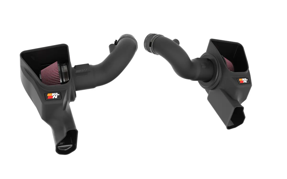 K&N - Performance Air Intake System - Aircharger; Ford Mustang Gt V8-5.0L F/I, 2024 (63-2626) 1