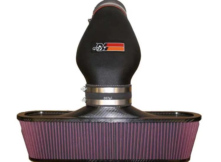 K&N - Performance Air Intake System - Aircharger; Chevrolet Corvette V8-6.0L F/I 2006-2007 (63-3052) 1