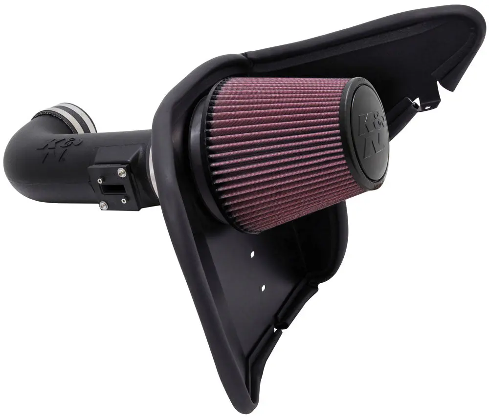 K&N - Performance Air Intake System - Aircharger; Chevrolet Camaro Ss 6.2L-V8, 2010-2014 (63-3074) 1