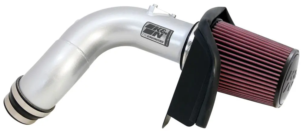 K&N - Performance Air Intake System - Typhoon; Acura Tsx, L4-2.4L F/I; 2009-2014 Silver (69-0026Ts) 1