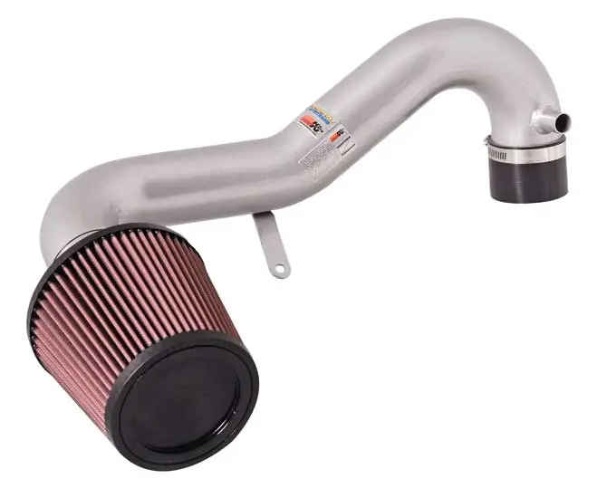 K&N - Performance Air Intake System - Typhoon; Honda Civic, L4-1.7L (Sr), '01-05; Silver (69-1008Ts) 1