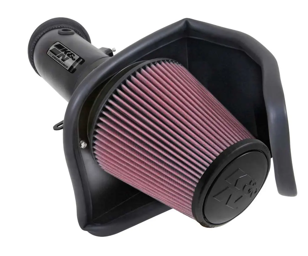 K&N - Performance Air Intake System - Typhoon; Dodge Challenger Hellcat V8-6.2L F/I, Sc 2015-2016 (69-2550Ttk) 1