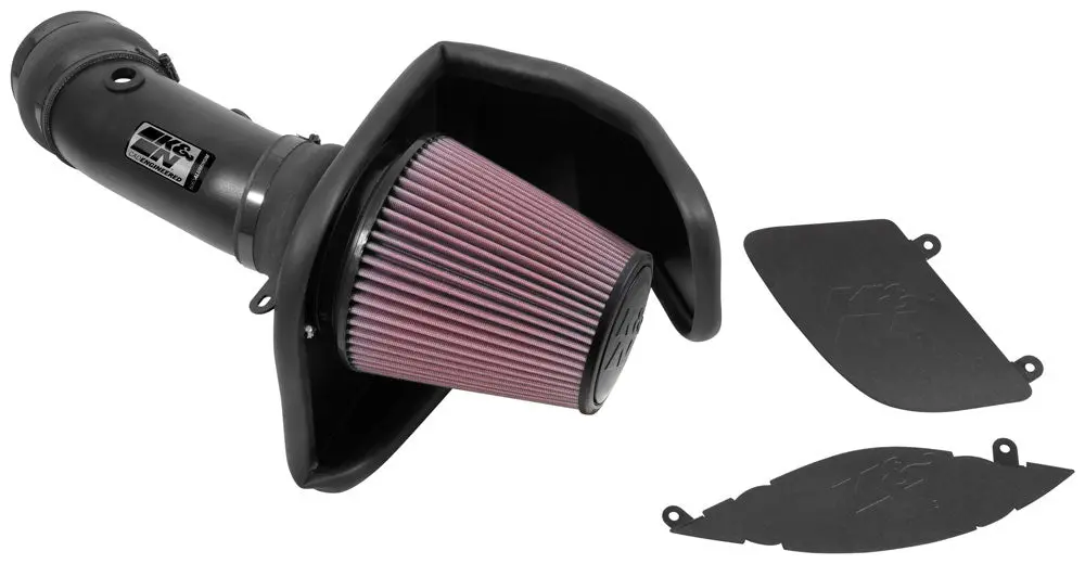 K&N - Performance Air Intake System - Typhoon; Dodge Challenger Hellcat Sc V8-6.2L F/I, 2017-2023 (69-2553Ttk) 1