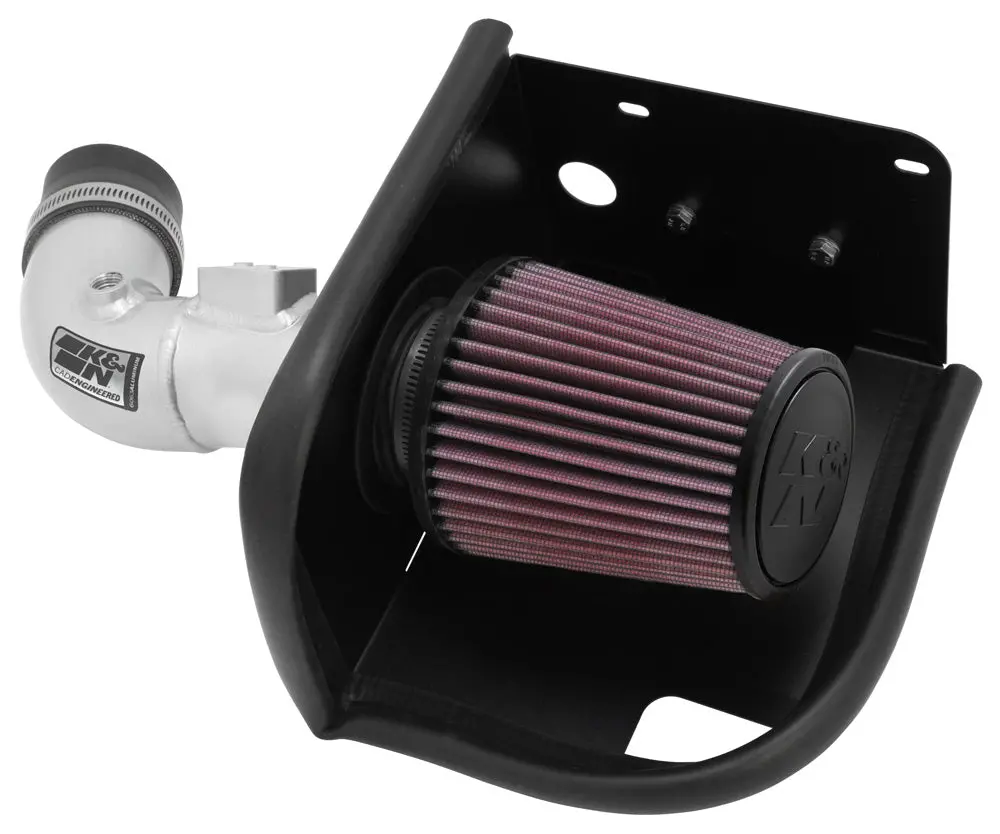 K&N - Performance Air Intake System - Typhoon; Ford Fiesta L4-1.6L F/I, 2011-2018 (69-3530Ts) 1