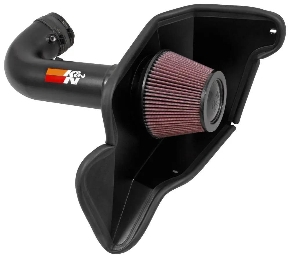K&N - Performance Air Intake System - Typhoon; Ford Mustang Gt350/R V8-5.2L F/I, 2016-2019 (69-3538Ttk) 1