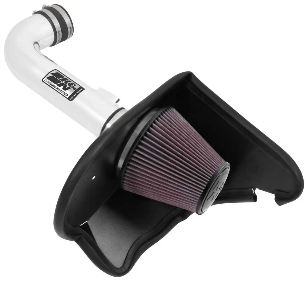 K&N - Performance Air Intake System - Typhoon; Chevrolet Camaro V6-3.6L F/I, 2016-2023 (69-4535Tp) 1