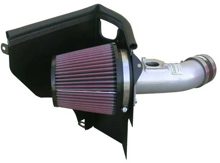 K&N - Performance Air Intake System - Typhoon; Subaru Wrx, F4-2.0L/2.5L, 00-05 (Silver) (69-8001Ts) 1
