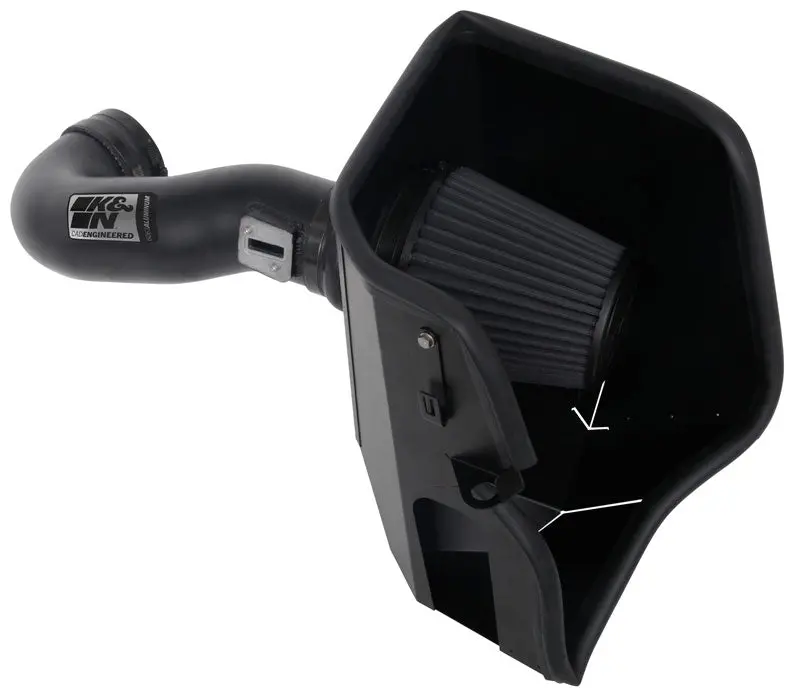K&N - Performance Air Intake System - Perf Intake Kit; Chev. Silverado 1500; V8-5.3/6.2L F/I, 19-23 (71-3110) 1