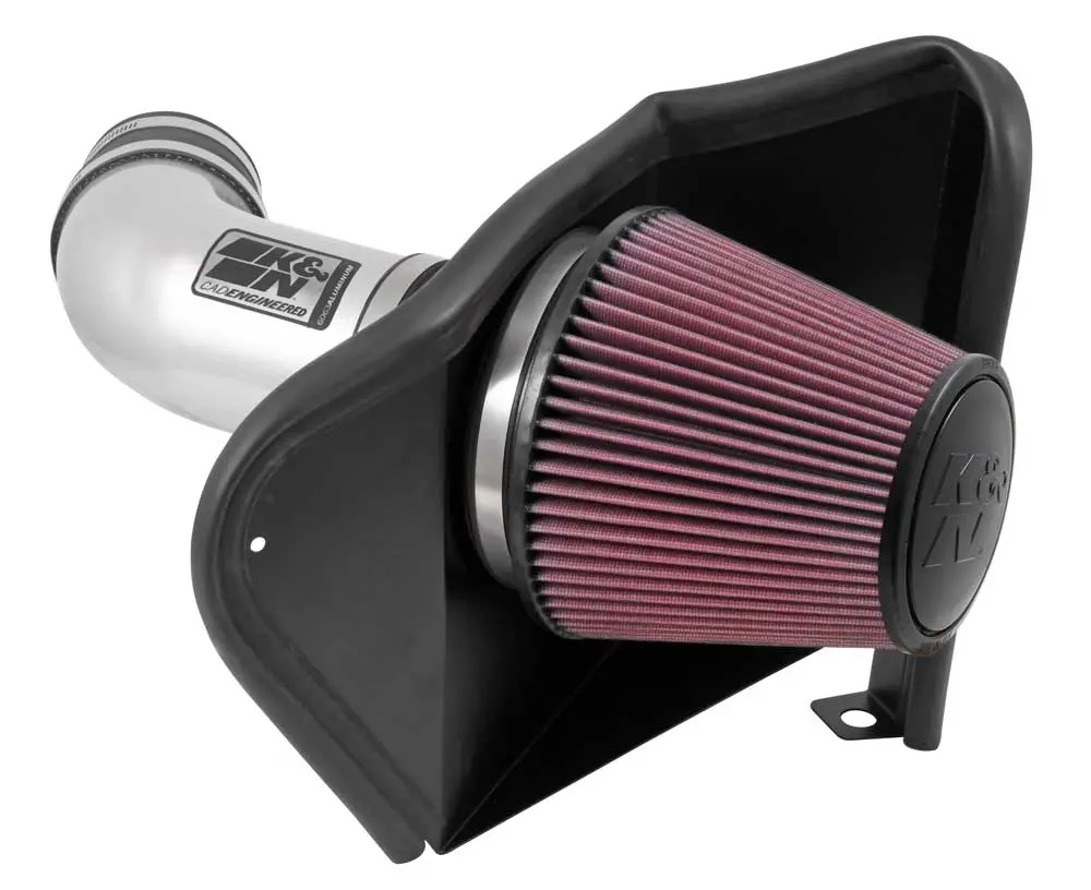 K&N - Performance Air Intake System - Perf. Intake Kit; Jeep Grand Cherokee Srt 8 V8-6.4L F/I, 2012-21 (77-1567Ks) 1