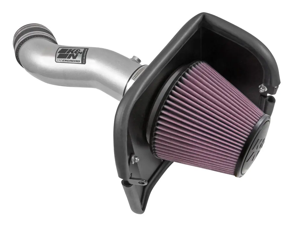 K&N - Performance Air Intake System - Perf. Intake Kit; Jeep Cherokee V6-3.2L F/I, 2014-2018 (77-1569Ks) 1