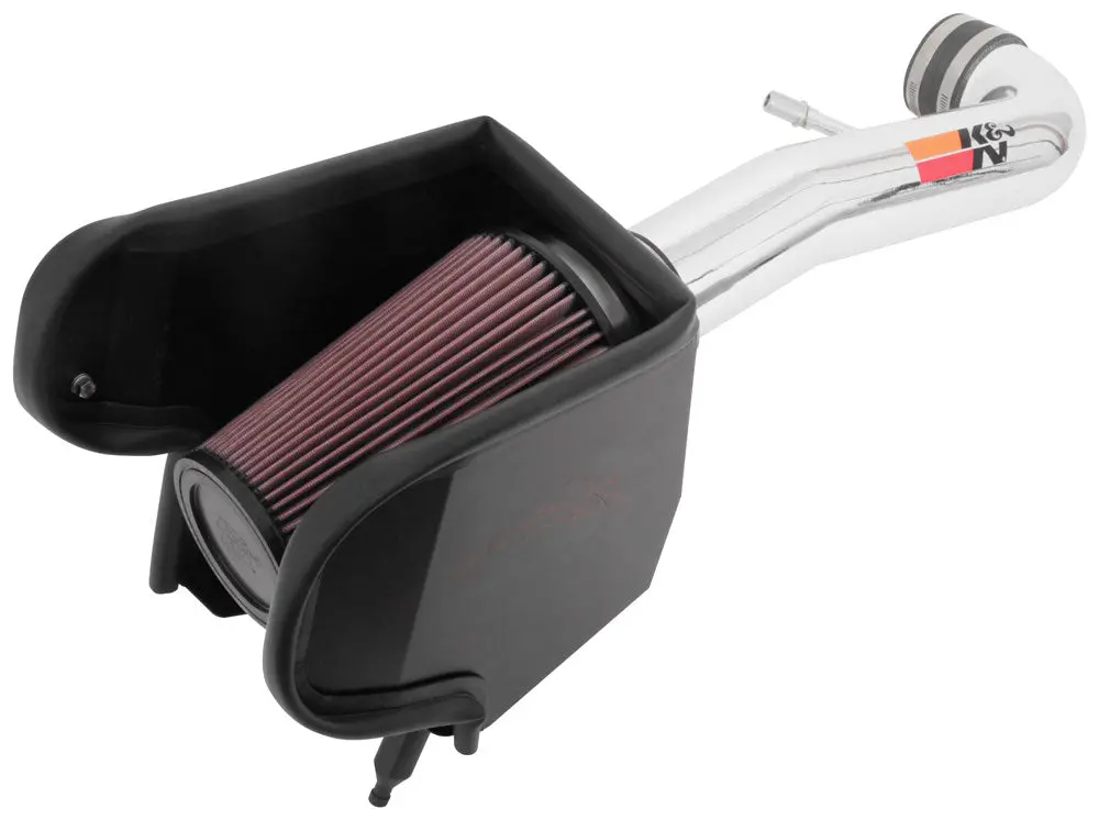 K&N - Performance Air Intake System - Perf. Intake Kit; Jeep Wrangler Jl V6-3.6L F/I - 2018-2023 (77-1576Kp) 1