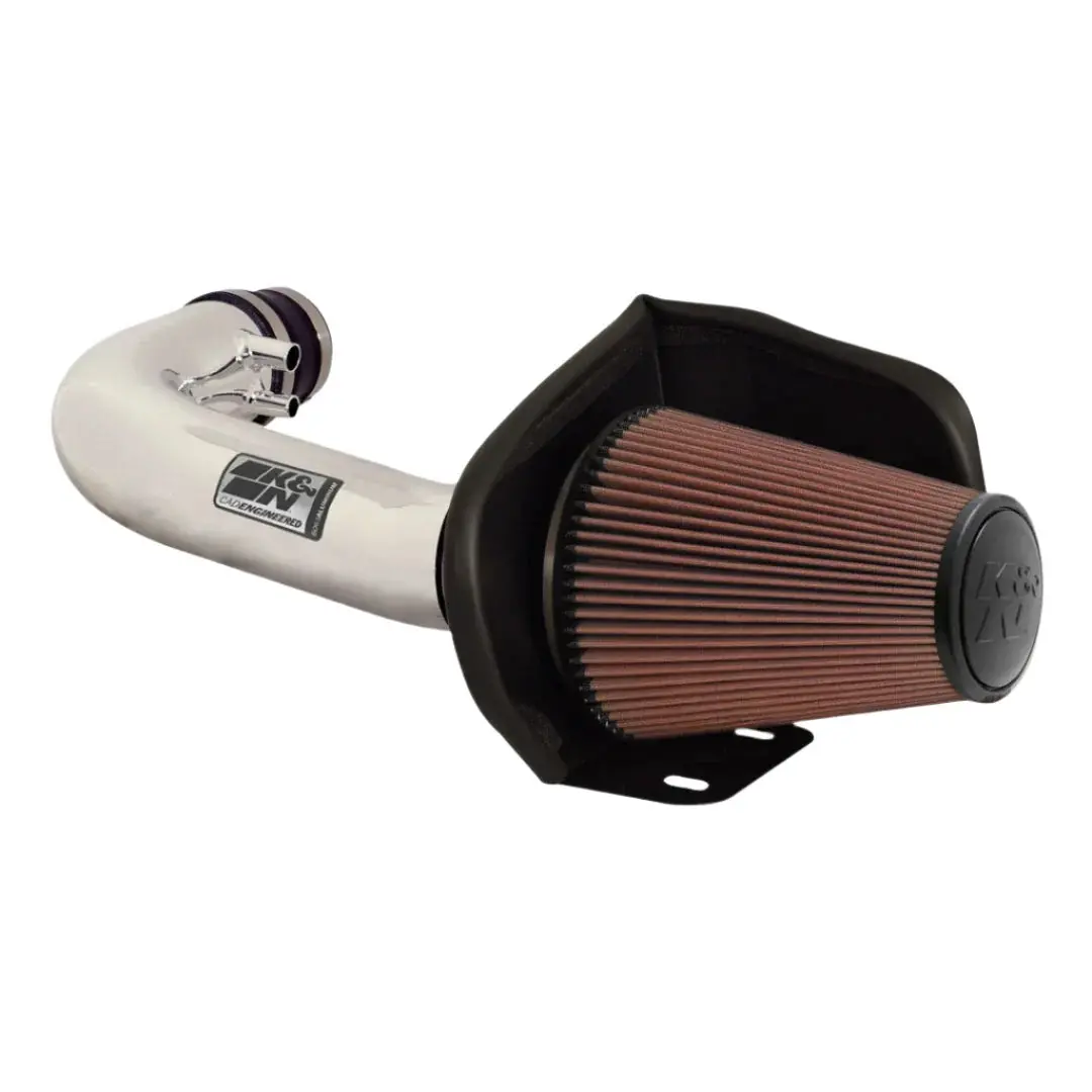 K&N - Performance Air Intake System - Perf. Intake Kit; Ford F150, V8-4.6L/5.4L, 97-04; Polished (77-2514Kp) 1