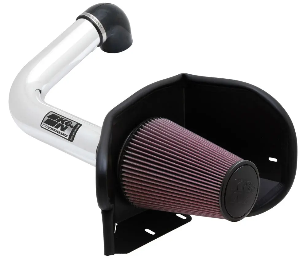 K&N - Performance Air Intake System - Perf. Intake Kit; Ford F150, V8-5.4L (Bright) 04-08 (77-2556Kp) 1
