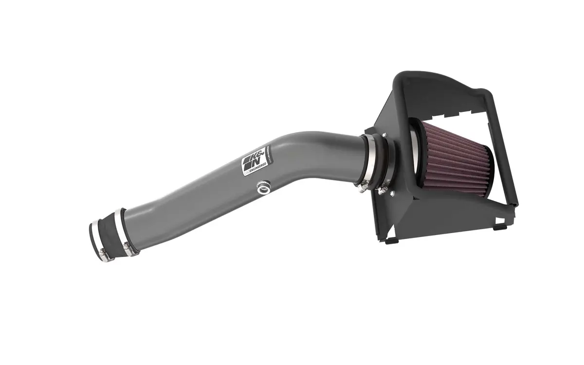 K&N - Performance Air Intake System - Perf. Intake Kit; Ford F150 V6-3.3L F/L, 2018-24 (77-2619Kc) 1