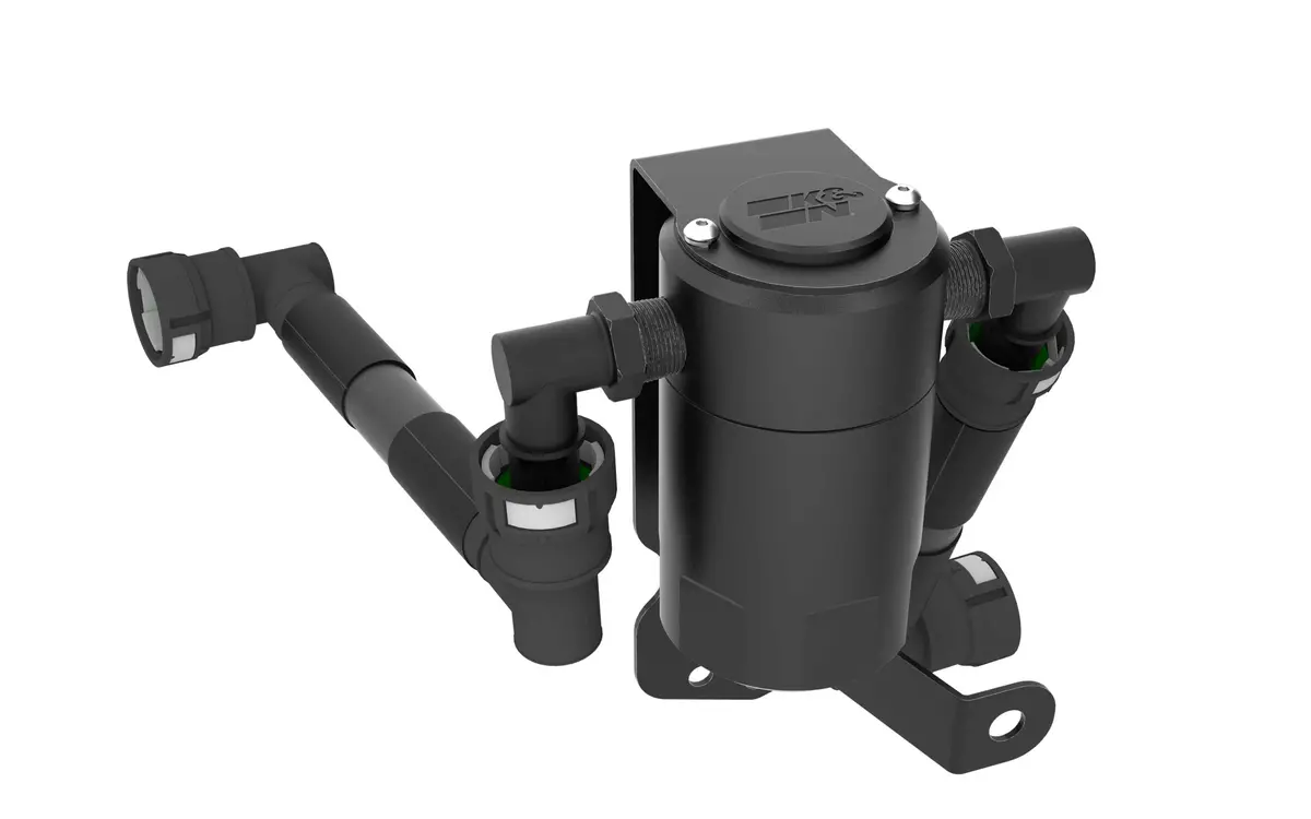 K&N - Oil Catch Can - Catch Can; Oil Separator, Dodge Challenger Hellcat 6.2L Sc (81-0803) 1