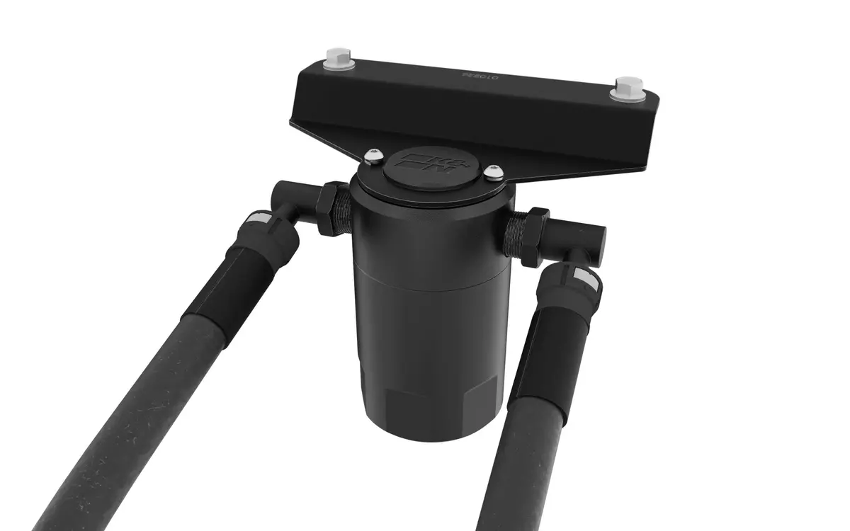 K&N - Oil Catch Can - Catch Can; Oil Separator, Chev Silverado 1500, 5.3/6.2L, 2014-20 (81-0805) 1